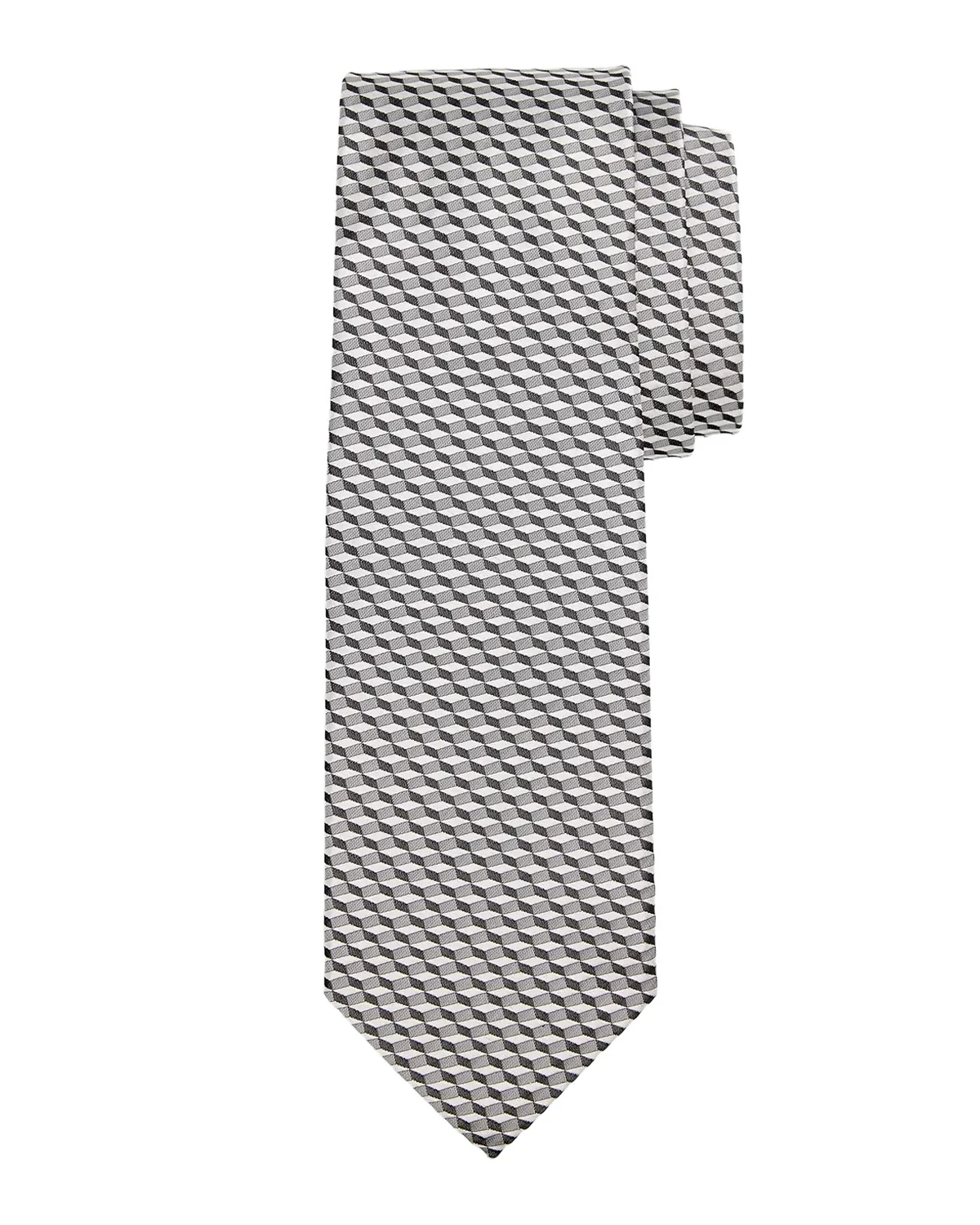 Men's Woven Geometric Silk Tie Men's Woven Geometric Silk Tie