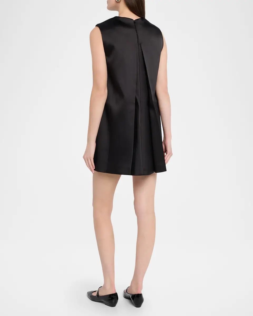 RÓHE Sculptural Satin Mini Cape Dress | Thumbnail 2 RÓHE Sculptural Satin Mini Cape Dress | Thumbnail 2