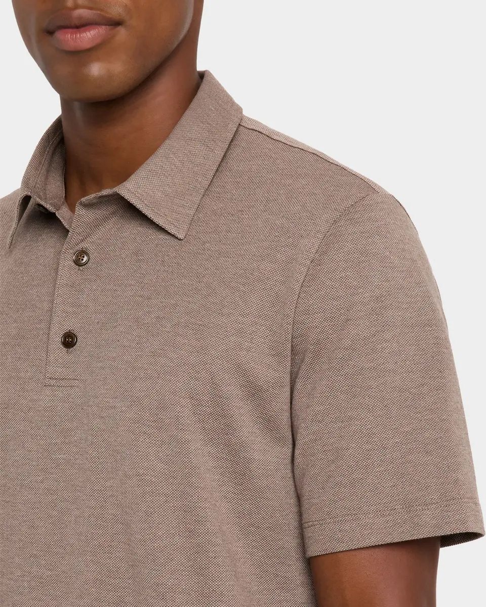 Brioni Men's Jersey Pique Polo Shirt | Thumbnail 5