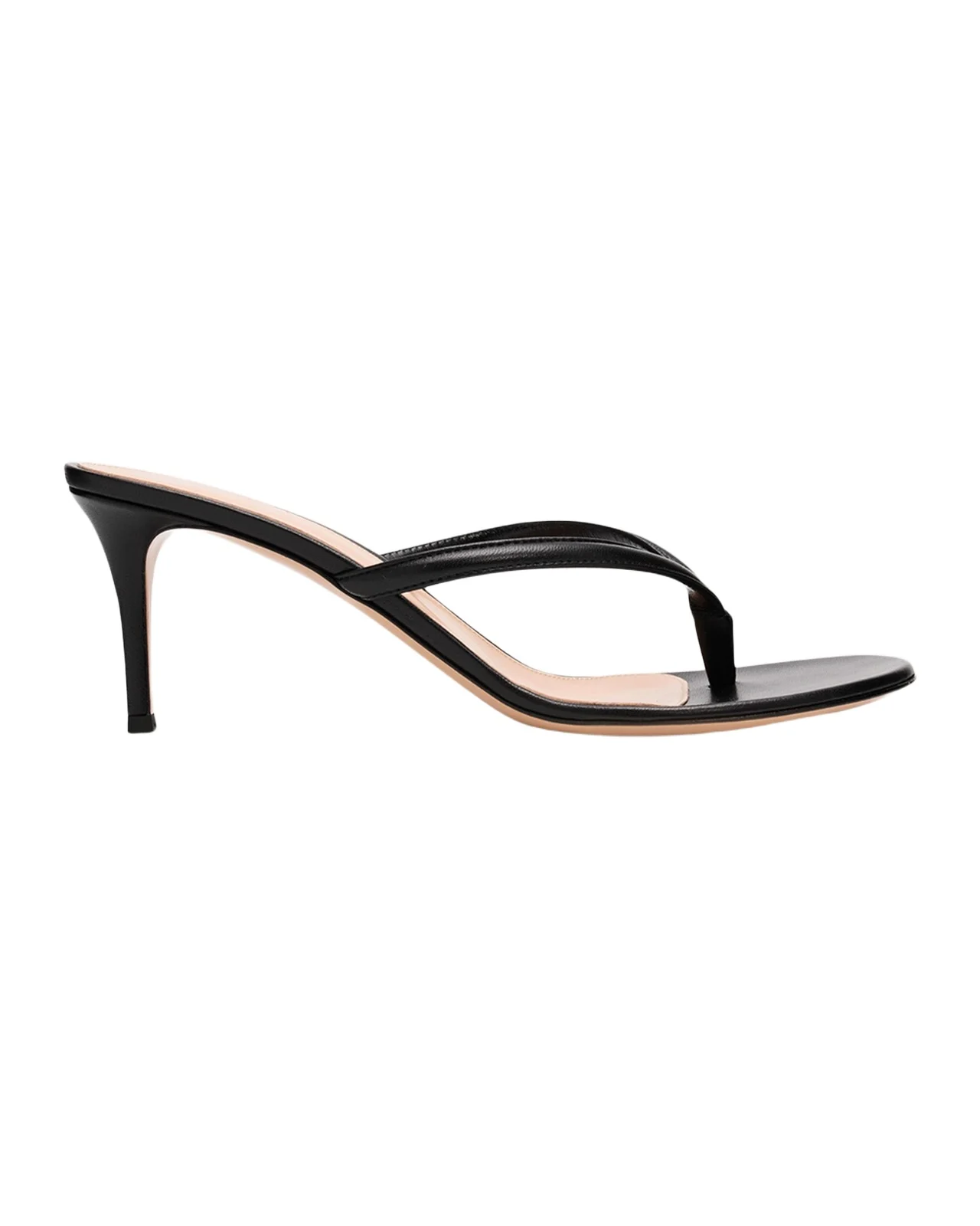70mm Nappa Leather Thong Sandals