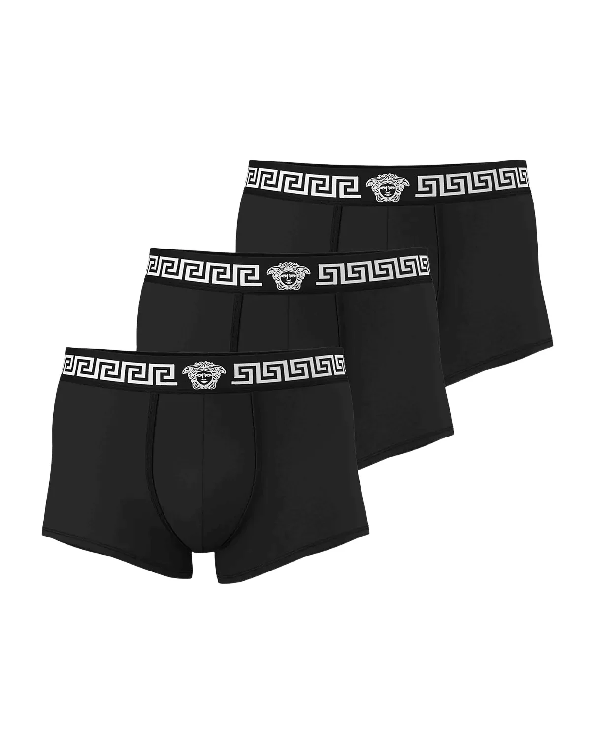 Men's Medusa La Greca 3-Pack Trunk Briefs