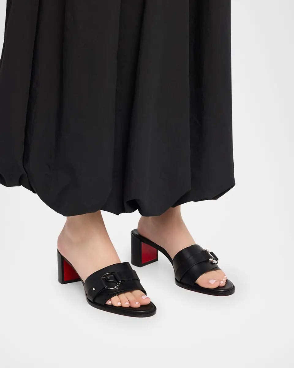Christian Louboutin 55mm Her in Roma Leather Mules | Thumbnail 2 Christian Louboutin 55mm Her in Roma Leather Mules | Thumbnail 2