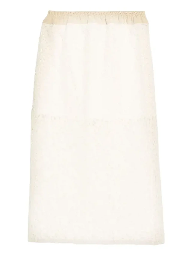Lace Ruched Skirt Lace Ruched Skirt