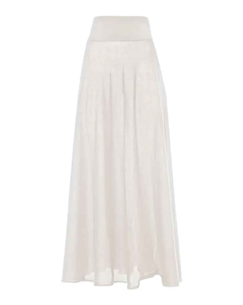 Malo Cashmere-Silk Knit Maxi Skirt | Image 1 Malo Cashmere-Silk Knit Maxi Skirt | Image 1