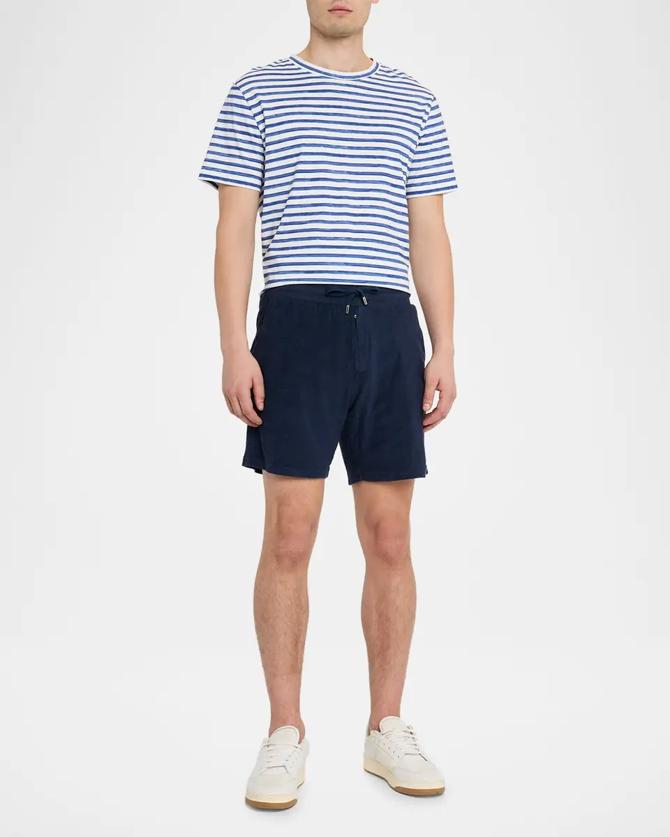 Frescobol Carioca Men's Augusto Towelling Shorts | Thumbnail 2 Frescobol Carioca Men's Augusto Towelling Shorts | Thumbnail 2