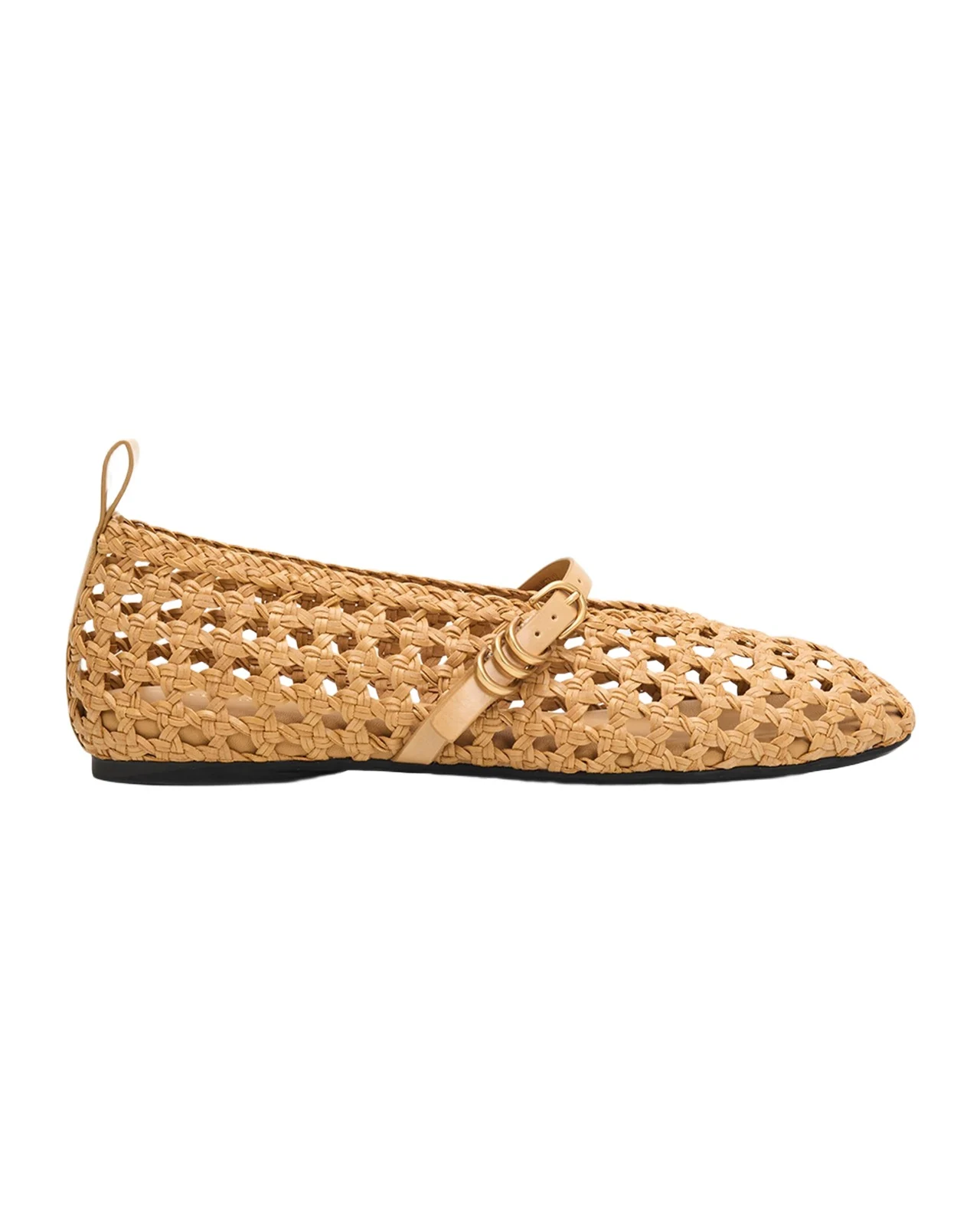 Spire Woven Mary Jane Ballerina Flats Spire Woven Mary Jane Ballerina Flats