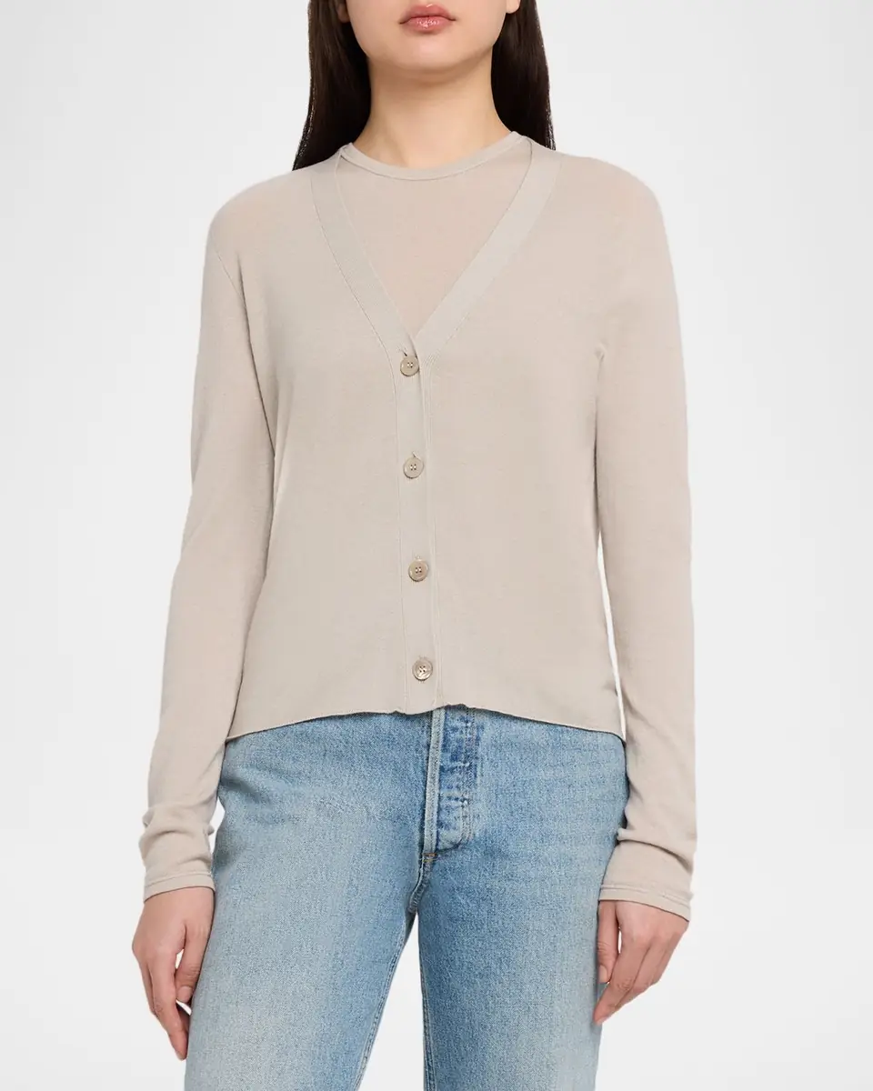 MAJESTIC FILATURES Machine Washable Knit Cardigan | Thumbnail 4 MAJESTIC FILATURES Machine Washable Knit Cardigan | Thumbnail 4