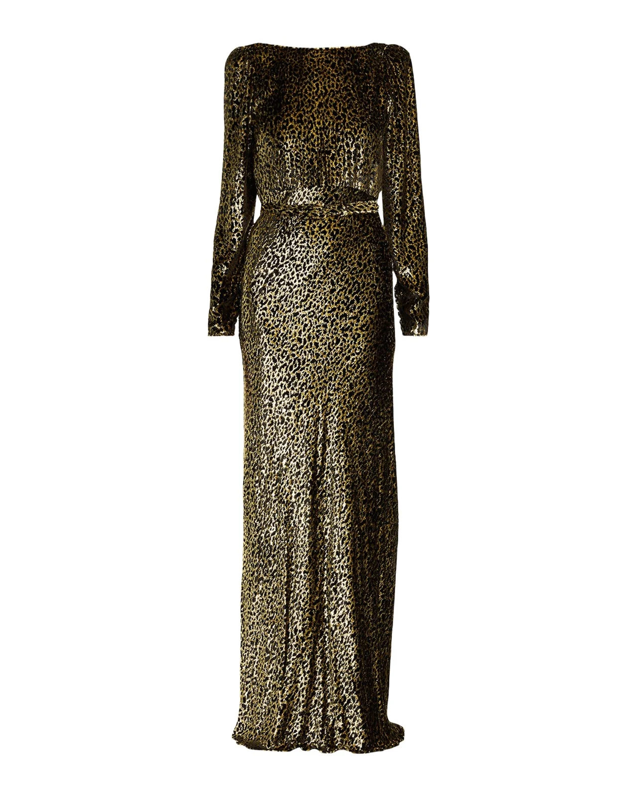 Vreeland Belted Look Back Gown