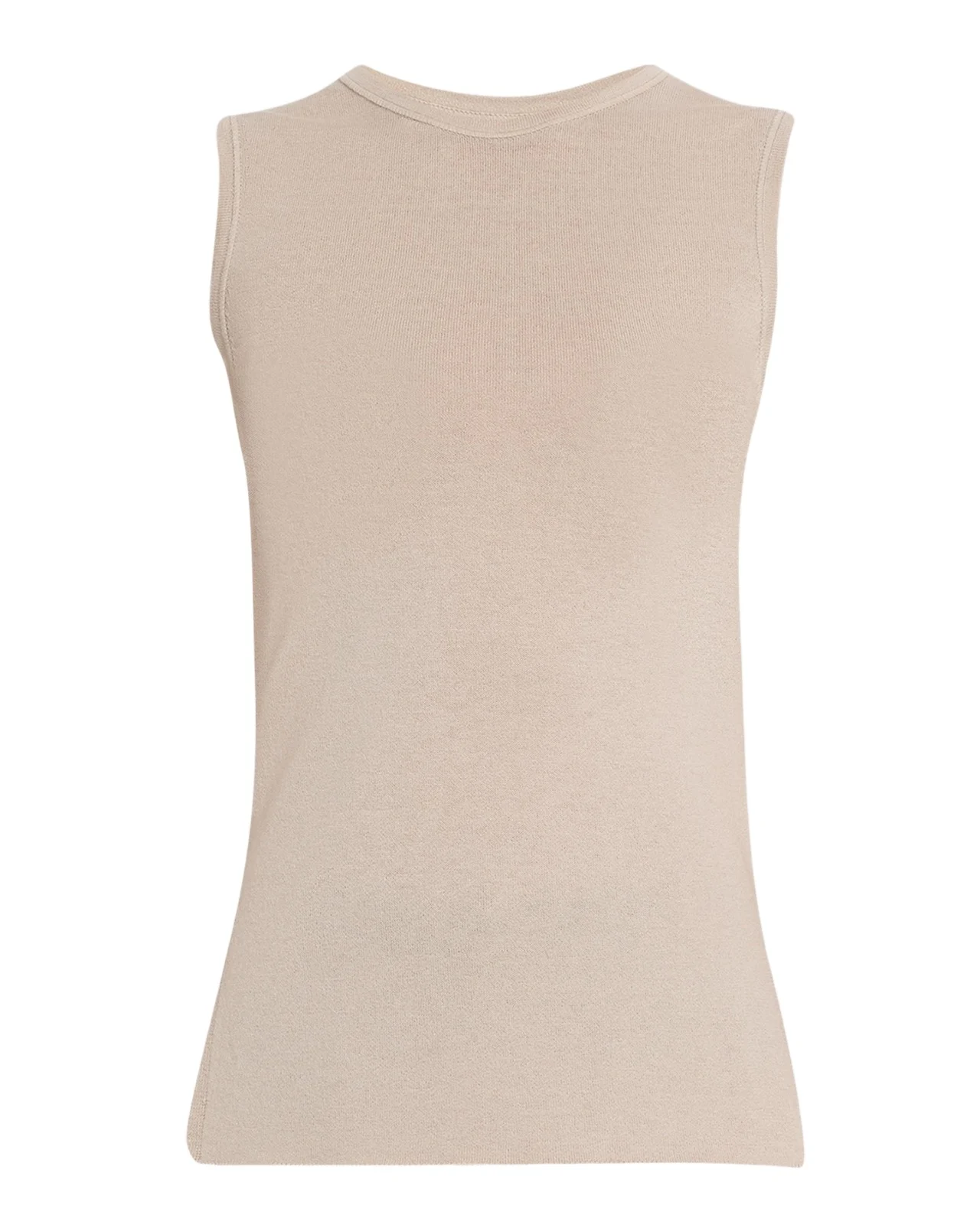 Cashmere Crewneck Tank Top Cashmere Crewneck Tank Top