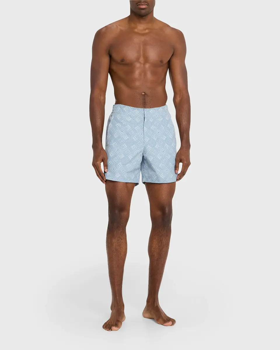Frescobol Carioca Men's Porto Classic Angra Maderia Swim Trunks | Thumbnail 2 Frescobol Carioca Men's Porto Classic Angra Maderia Swim Trunks | Thumbnail 2
