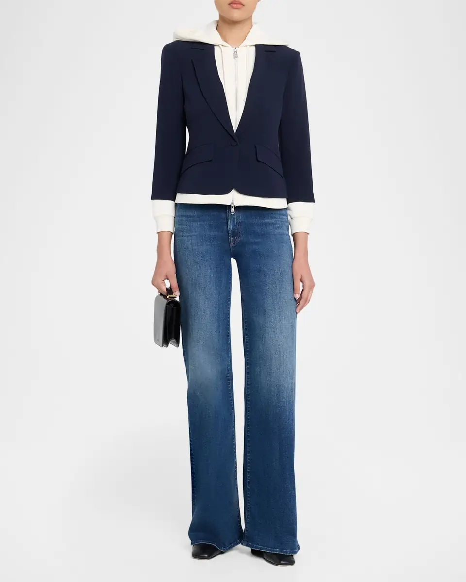 Cinq à Sept Khloe Le Petit Zip-Front Blazer | Thumbnail 2 Cinq à Sept Khloe Le Petit Zip-Front Blazer | Thumbnail 2