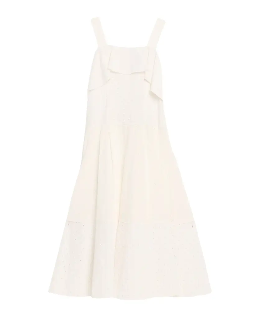 3.1 Phillip Lim Sleeveless Broderie Anglaise Midi Dress | Image 1 3.1 Phillip Lim Sleeveless Broderie Anglaise Midi Dress | Image 1