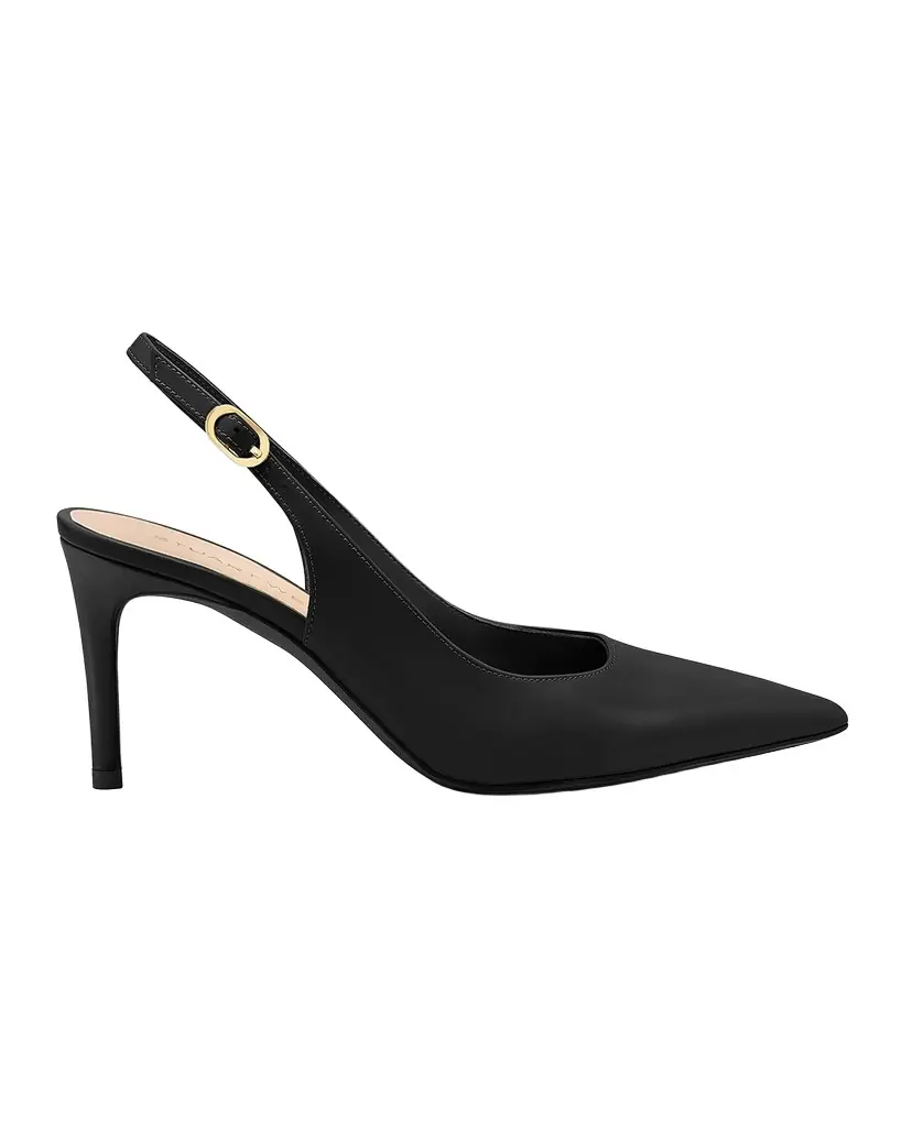 Stuart Weitzman Stuart Leather Slingback Pumps | Image 1 Stuart Weitzman Stuart Leather Slingback Pumps | Image 1