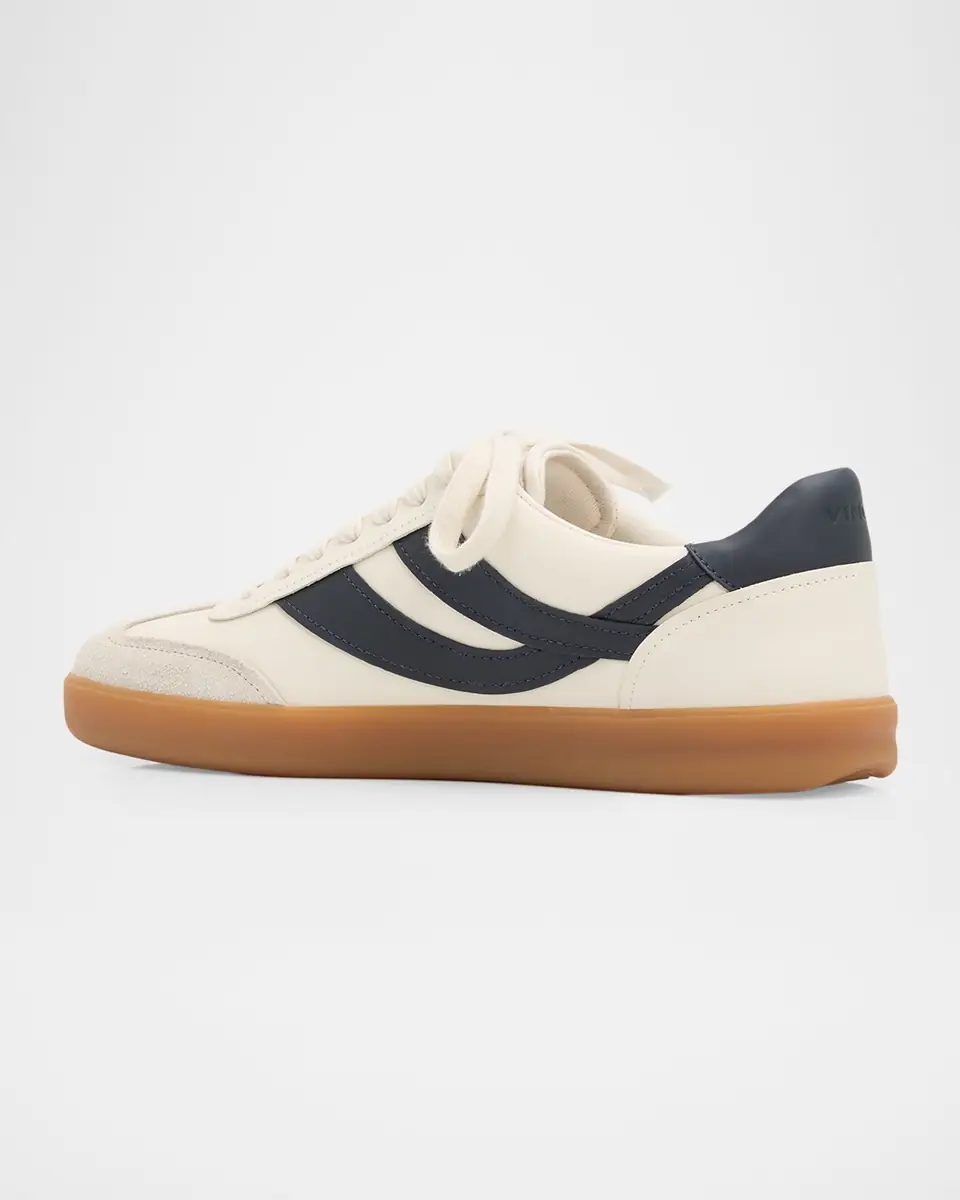 Vince Men's Oasis Leather & Suede Low-Top Sneakers | Thumbnail 3 Vince Men's Oasis Leather & Suede Low-Top Sneakers | Thumbnail 3