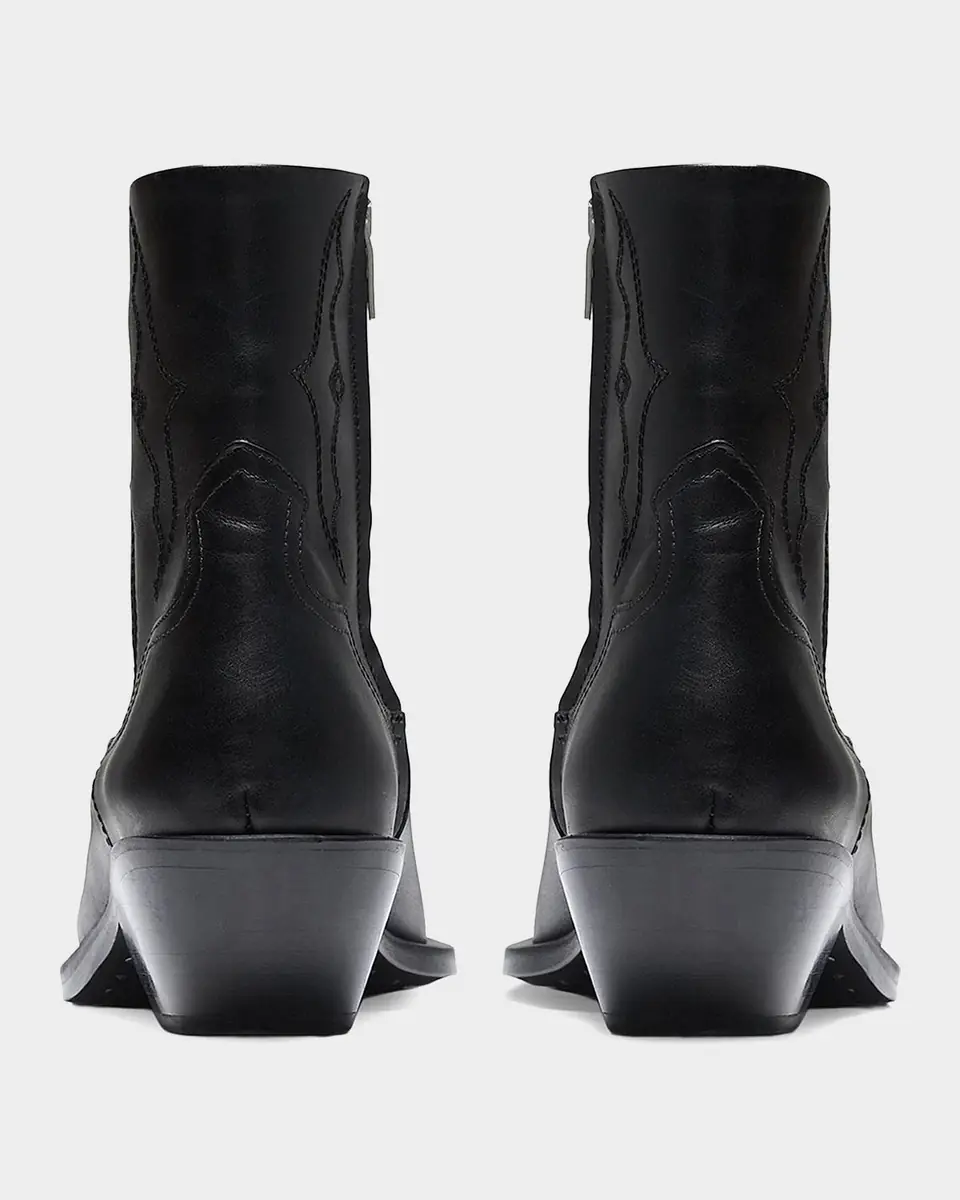 Represent Men's Michael Leather Zip-Up Western Ankle Boots | Thumbnail 2 Represent Men's Michael Leather Zip-Up Western Ankle Boots | Thumbnail 2
