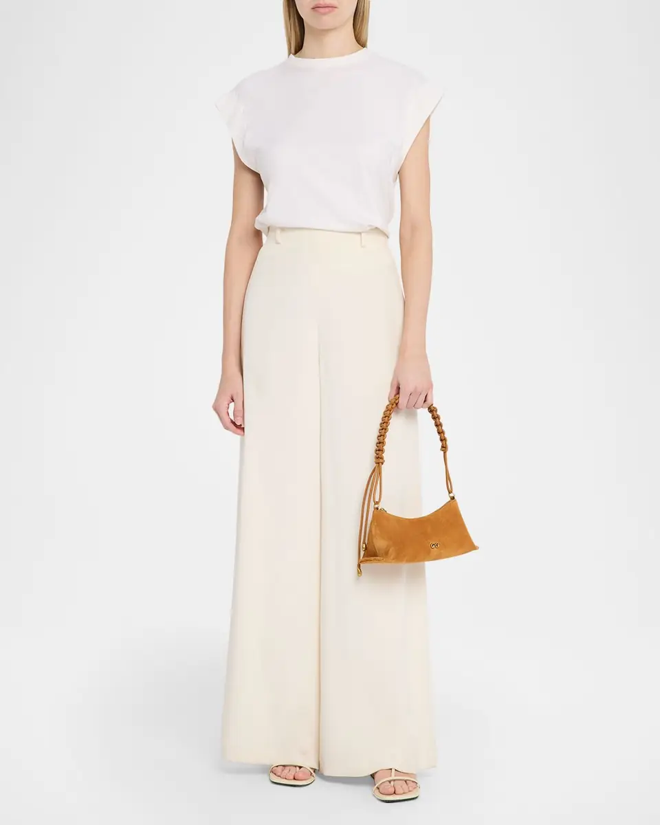 Cult Gaia Osa Braided-Strap Suede Shoulder Bag | Thumbnail 4 Cult Gaia Osa Braided-Strap Suede Shoulder Bag | Thumbnail 4