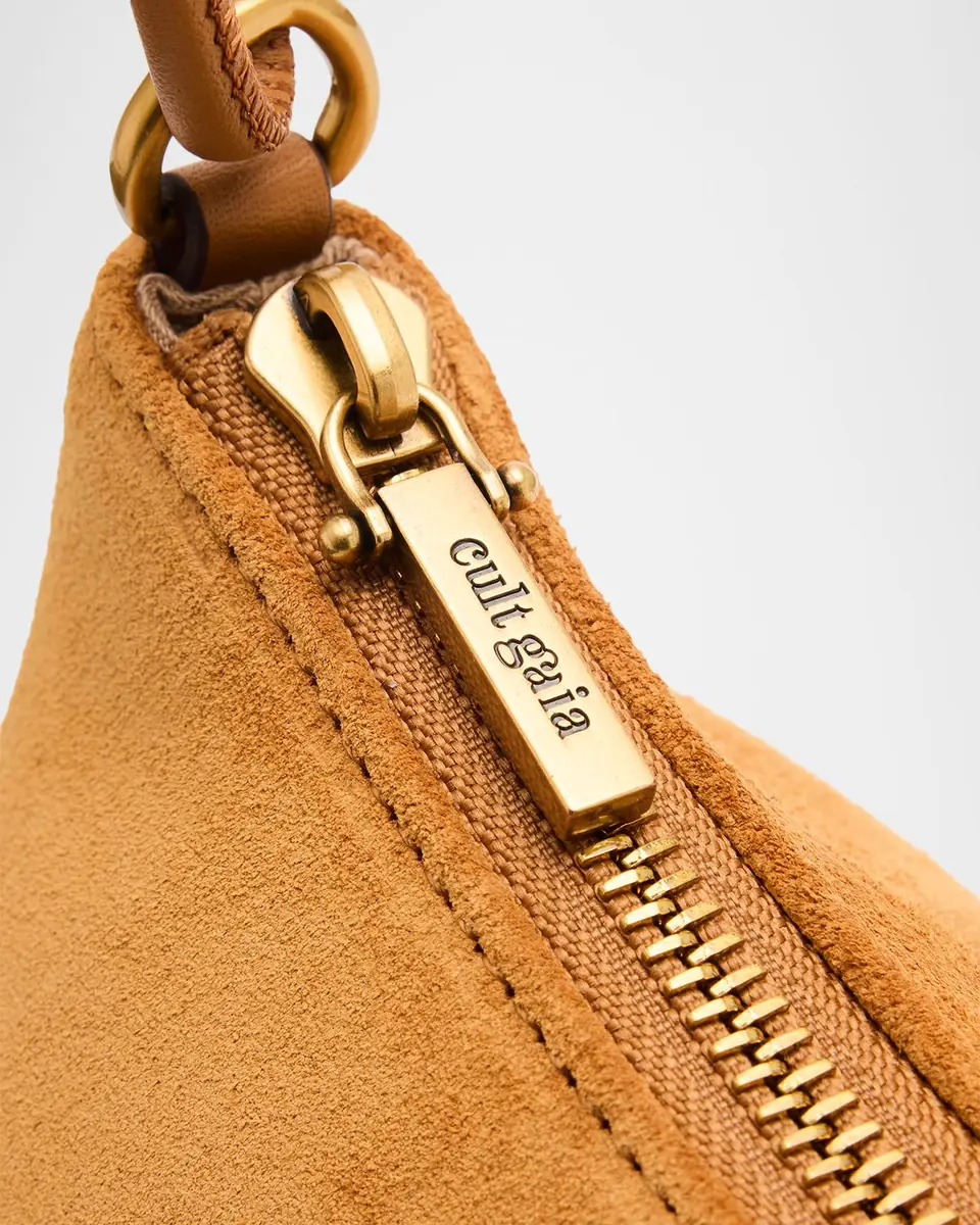 Cult Gaia Osa Braided-Strap Suede Shoulder Bag | Thumbnail 5 Cult Gaia Osa Braided-Strap Suede Shoulder Bag | Thumbnail 5