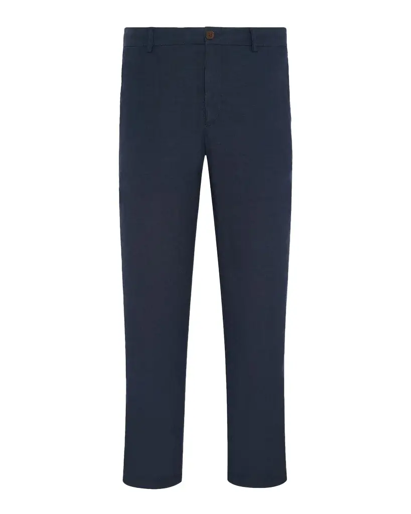 Onia Men's Stretch Linen Flat-Front Trousers | Image 1 Onia Men's Stretch Linen Flat-Front Trousers | Image 1