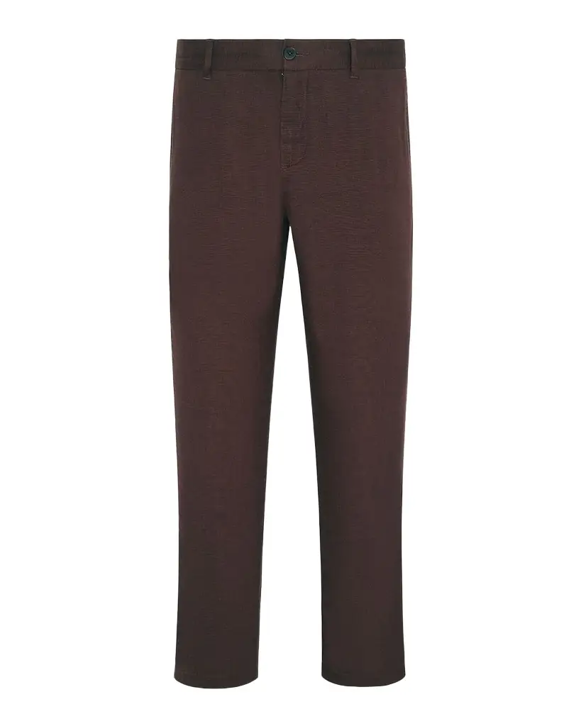 Onia Men's Stretch Linen Flat-Front Trousers | Image 1 Onia Men's Stretch Linen Flat-Front Trousers | Image 1