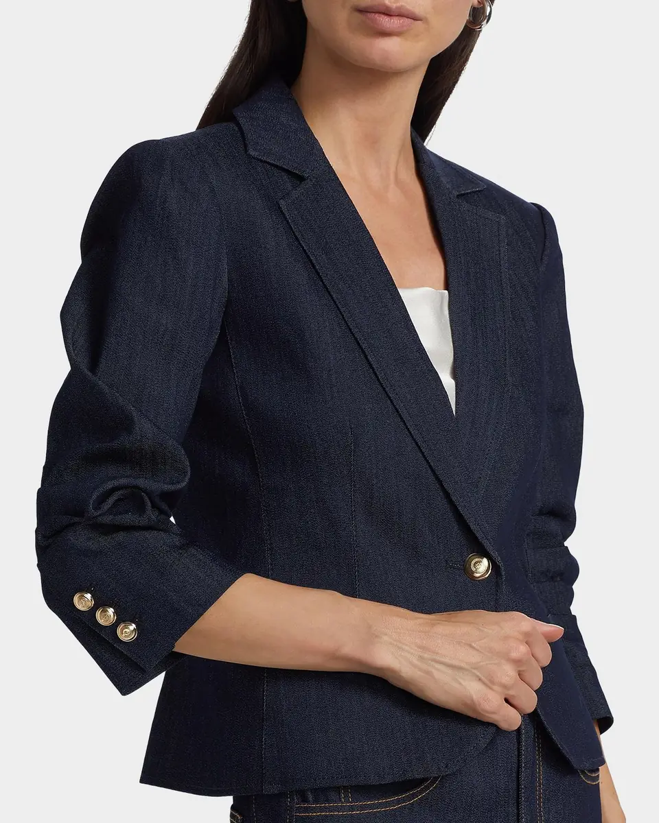 Cinq à Sept Khloe Petit Denim Blazer | Thumbnail 7