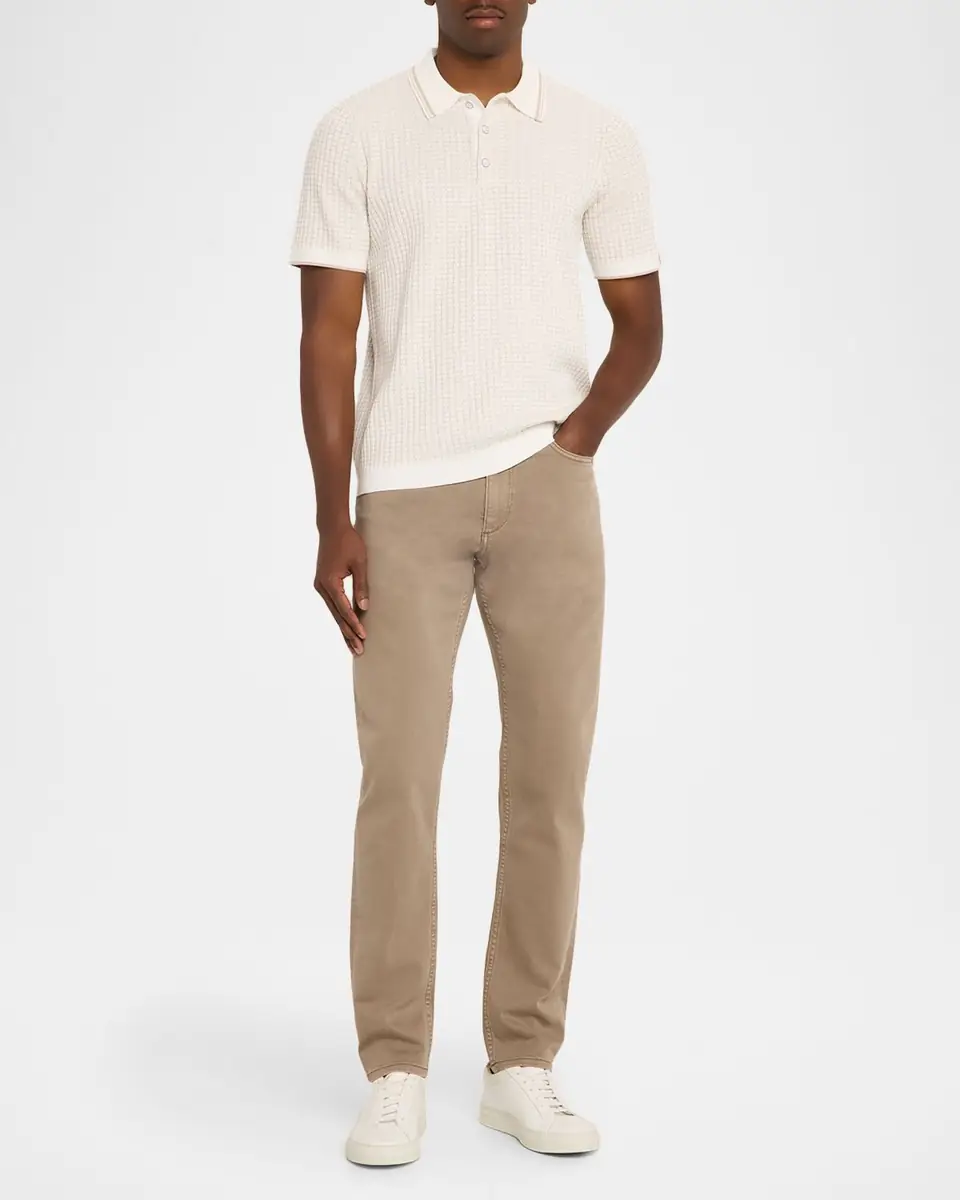 rag & bone Men's Harvey Rib-Knit Polo Shirt | Thumbnail 2 rag & bone Men's Harvey Rib-Knit Polo Shirt | Thumbnail 2
