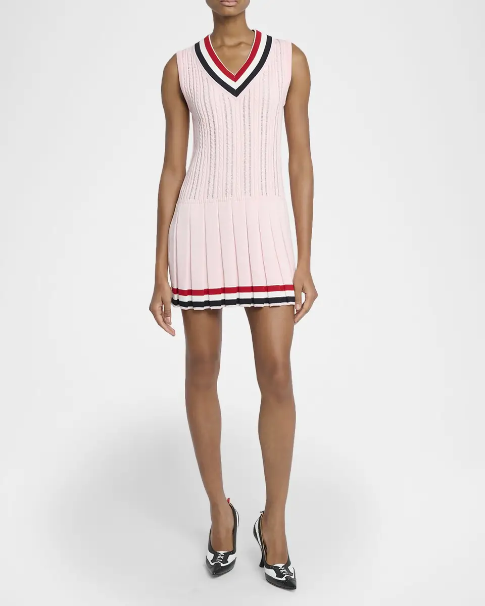 Thom Browne BABY LADDER CABLE DRESS | Thumbnail 4 Thom Browne BABY LADDER CABLE DRESS | Thumbnail 4
