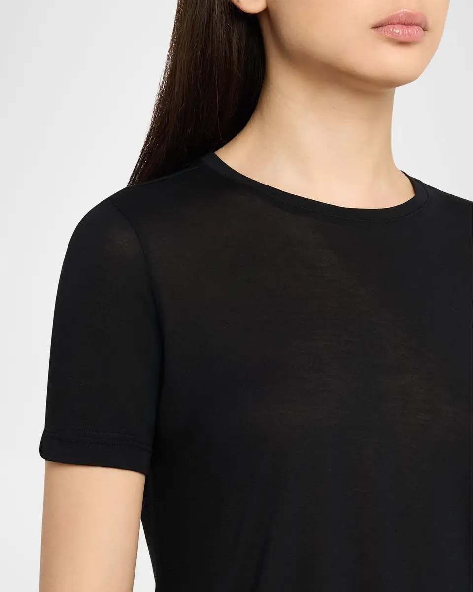 L'AGENCE Remy Short-Sleeve Crewneck Tee | Thumbnail 5