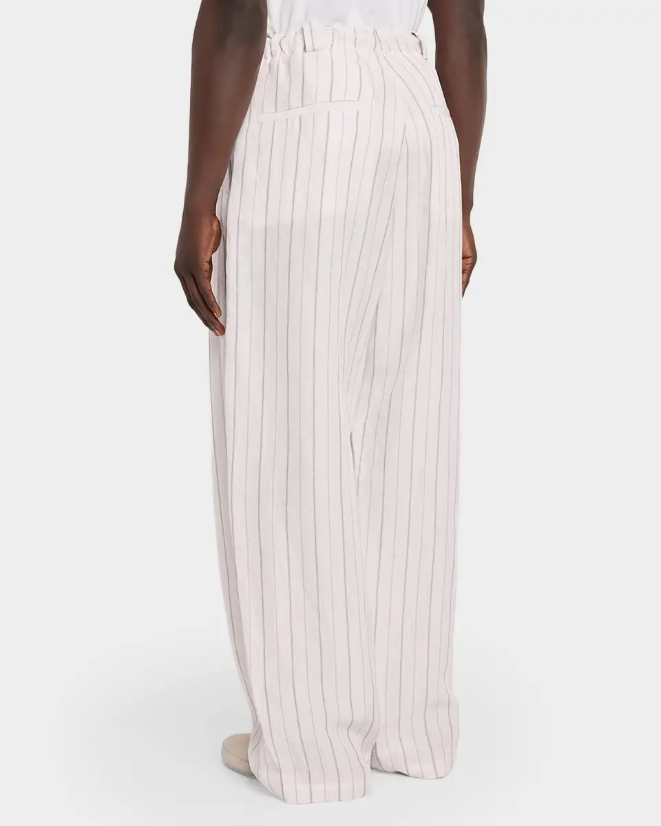 Willy Chavarria Men's Toluca Striped Oversized Linen-Blend Pants | Thumbnail 3