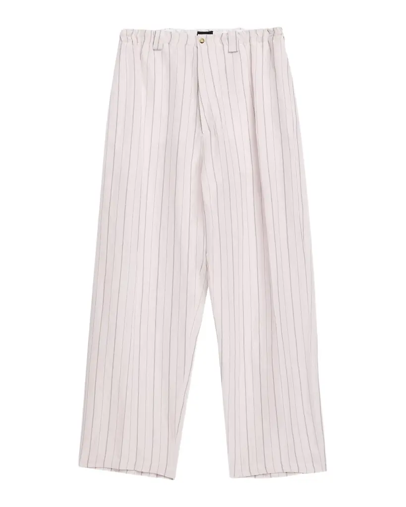 Men's Toluca Striped Oversized Linen-Blend Pants Men's Toluca Striped Oversized Linen-Blend Pants