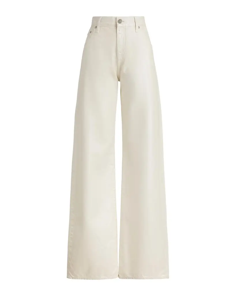 Ralph Lauren Collection Mercer Relaxed Wide-Leg Jeans | Image 1 Ralph Lauren Collection Mercer Relaxed Wide-Leg Jeans | Image 1