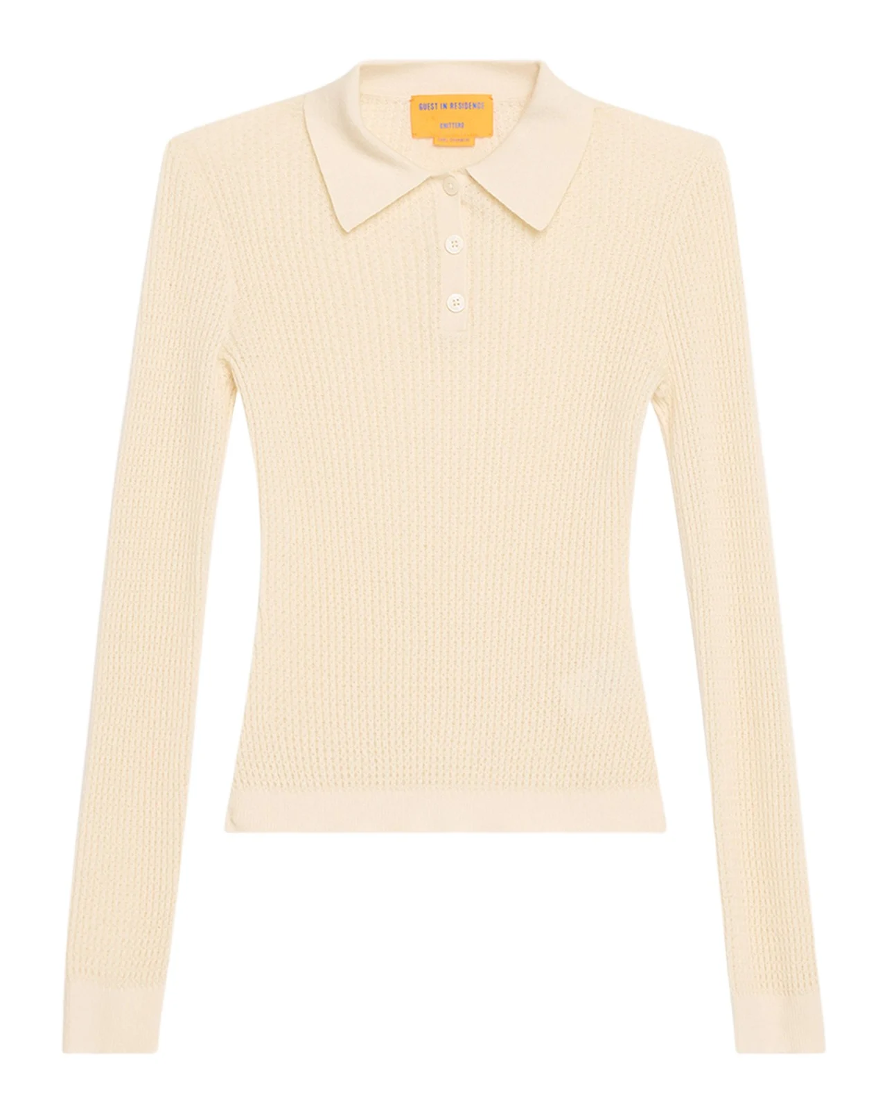 Shrunken Long-Sleeve Cashmere Polo Shrunken Long-Sleeve Cashmere Polo