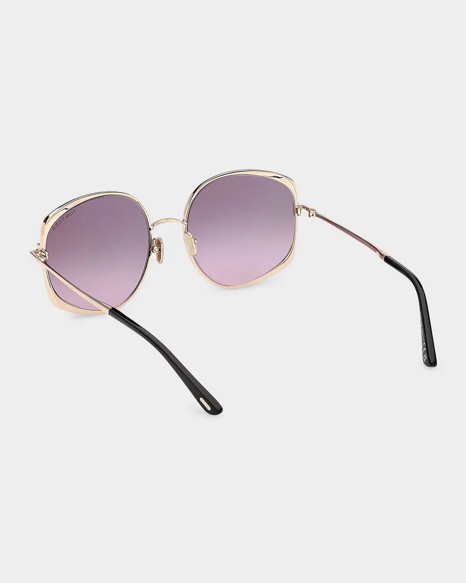 Tom Ford Abbey 58MM Geometric Sunglasses | Thumbnail 2 Tom Ford Abbey 58MM Geometric Sunglasses | Thumbnail 2