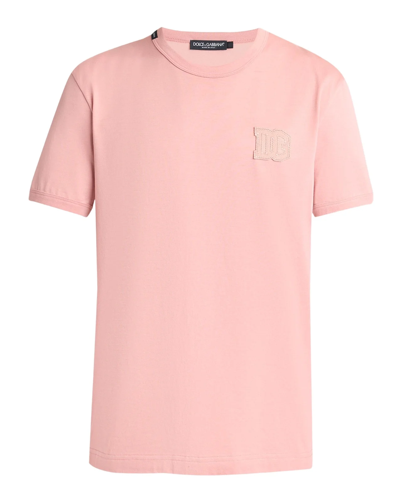 Dolce & Gabbana Men's Cotton DG-Patch Crewneck T-Shirt