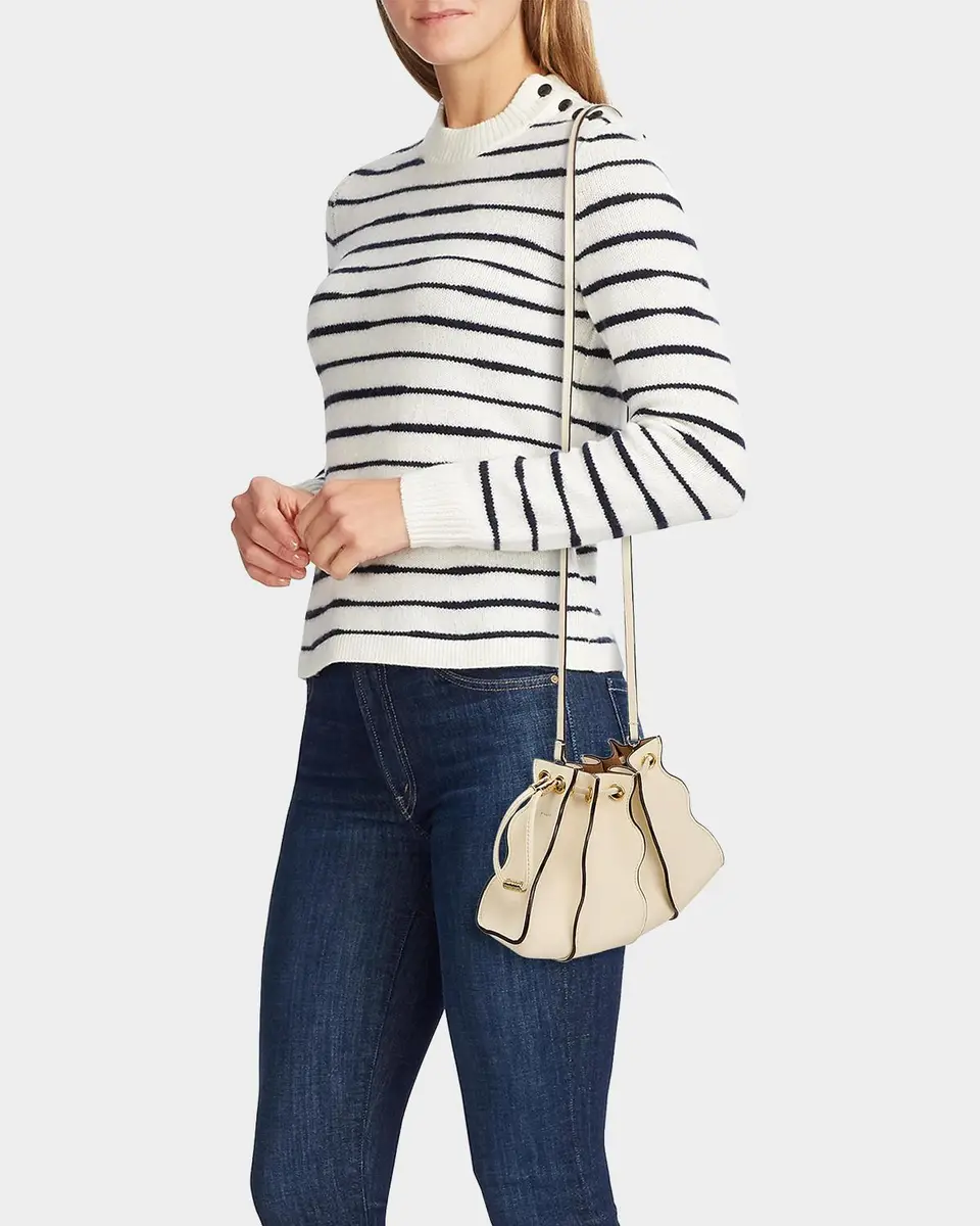 Ulla Johnson Adria Small Pleated Wave Leather Crossbody Bag | Thumbnail 2 Ulla Johnson Adria Small Pleated Wave Leather Crossbody Bag | Thumbnail 2