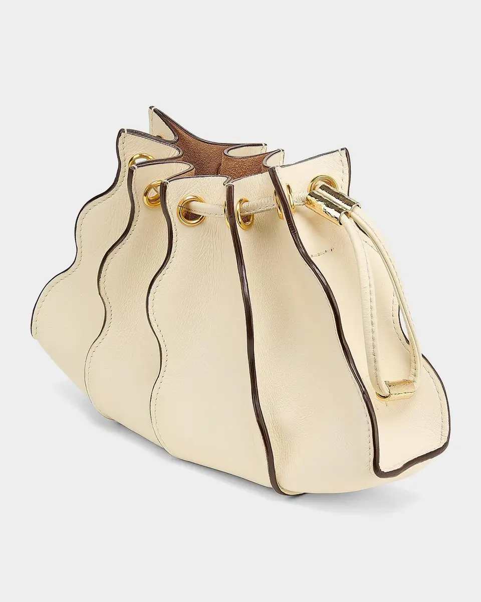 Ulla Johnson Adria Small Pleated Wave Leather Crossbody Bag | Thumbnail 3 Ulla Johnson Adria Small Pleated Wave Leather Crossbody Bag | Thumbnail 3