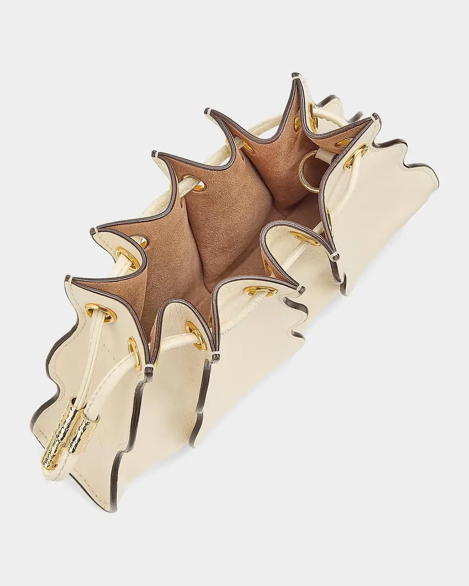 Ulla Johnson Adria Small Pleated Wave Leather Crossbody Bag | Thumbnail 4 Ulla Johnson Adria Small Pleated Wave Leather Crossbody Bag | Thumbnail 4
