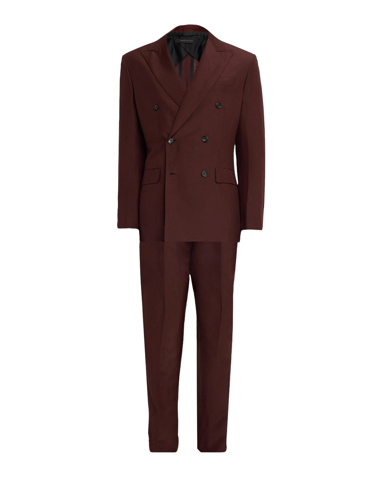 Men's Wool Peak Lapel Two-Piece Suit