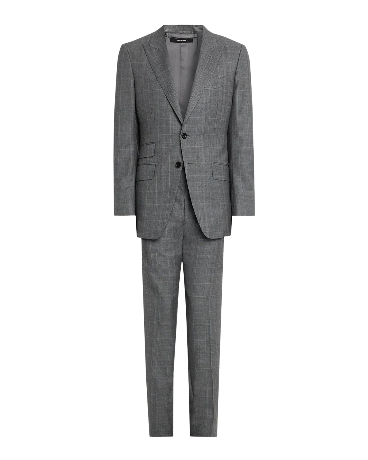 Tom Ford Men's Herringbone Wool Prince of Wales Peak-Lapel Suit