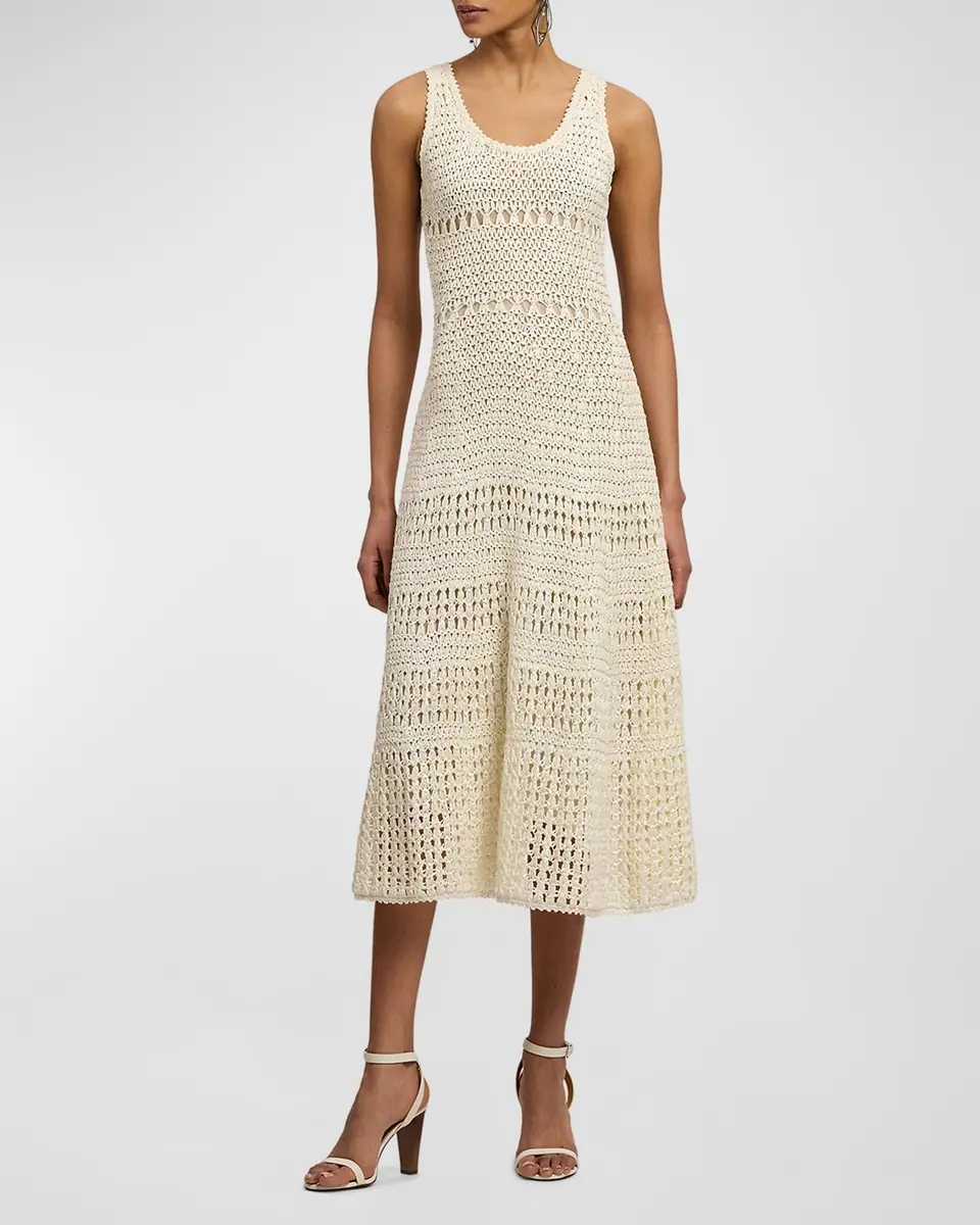 Ralph Lauren Collection Solanna Cotton Sweater Day Dress | Thumbnail 4 Ralph Lauren Collection Solanna Cotton Sweater Day Dress | Thumbnail 4