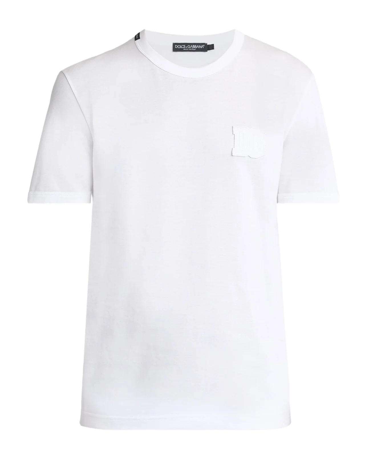 Dolce & Gabbana Men's Cotton DG-Patch Crewneck T-Shirt