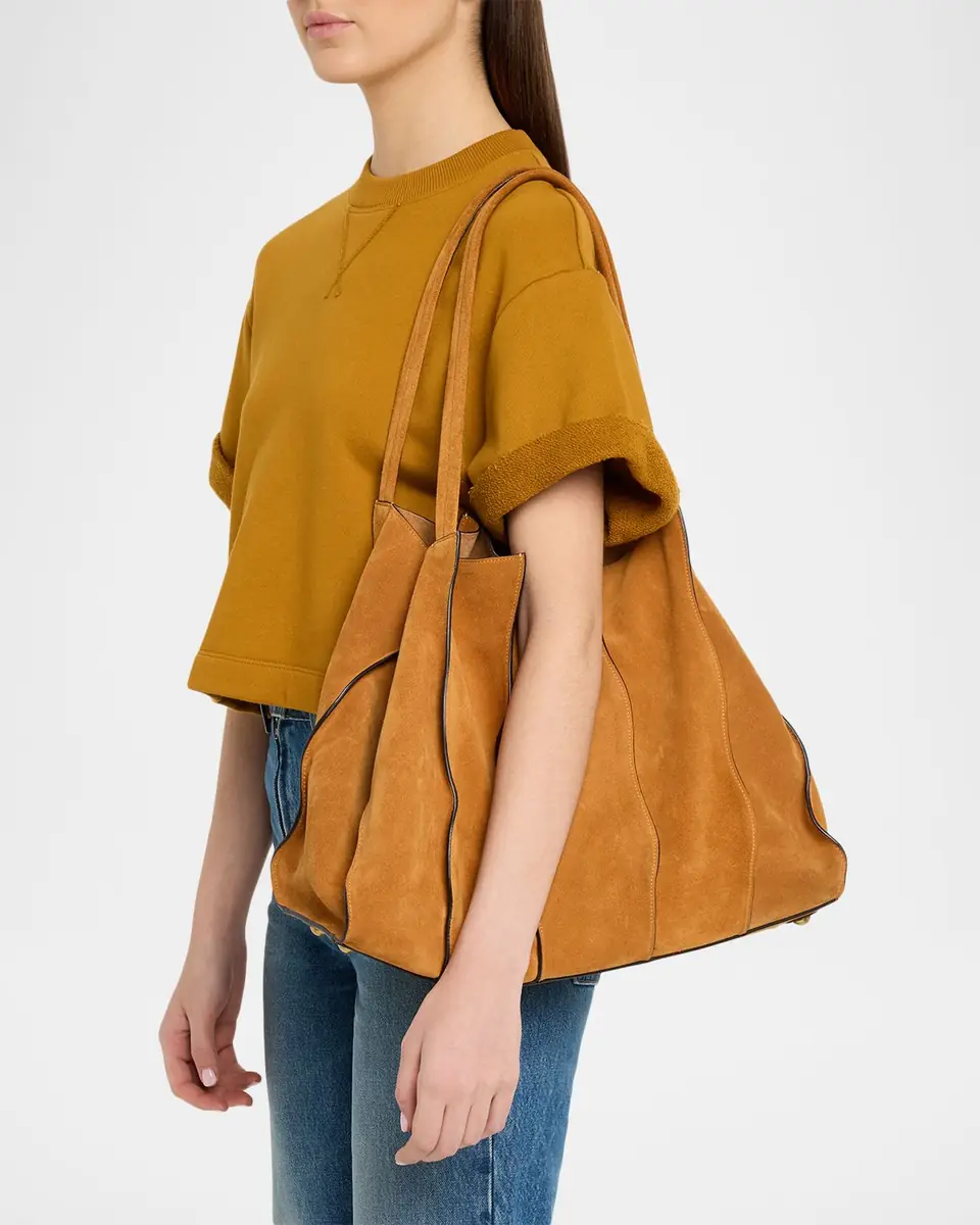 Ulla Johnson Adria Large Wavy Suede Tote Bag | Thumbnail 2 Ulla Johnson Adria Large Wavy Suede Tote Bag | Thumbnail 2
