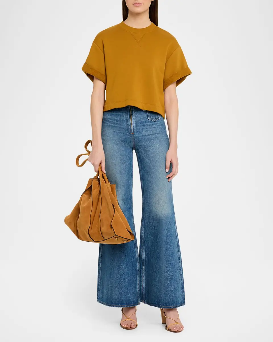 Ulla Johnson Adria Large Wavy Suede Tote Bag | Thumbnail 5 Ulla Johnson Adria Large Wavy Suede Tote Bag | Thumbnail 5