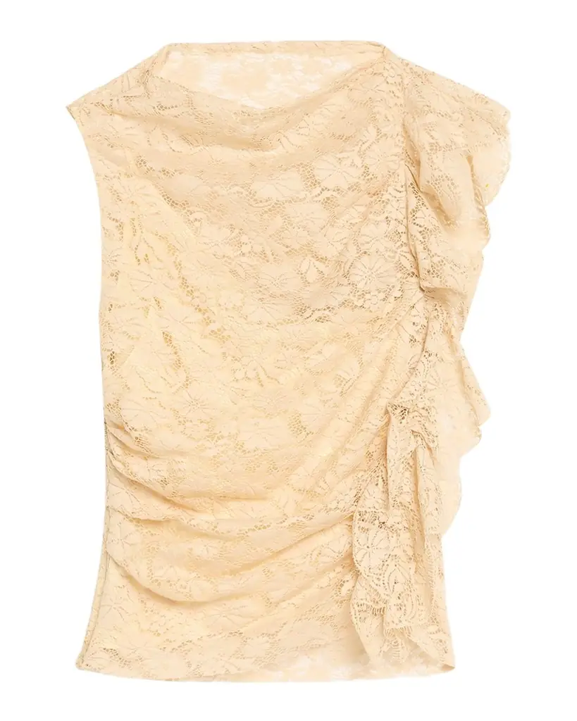 A.L.C. Astrid Lace Ruffle Top | Image 1 A.L.C. Astrid Lace Ruffle Top | Image 1