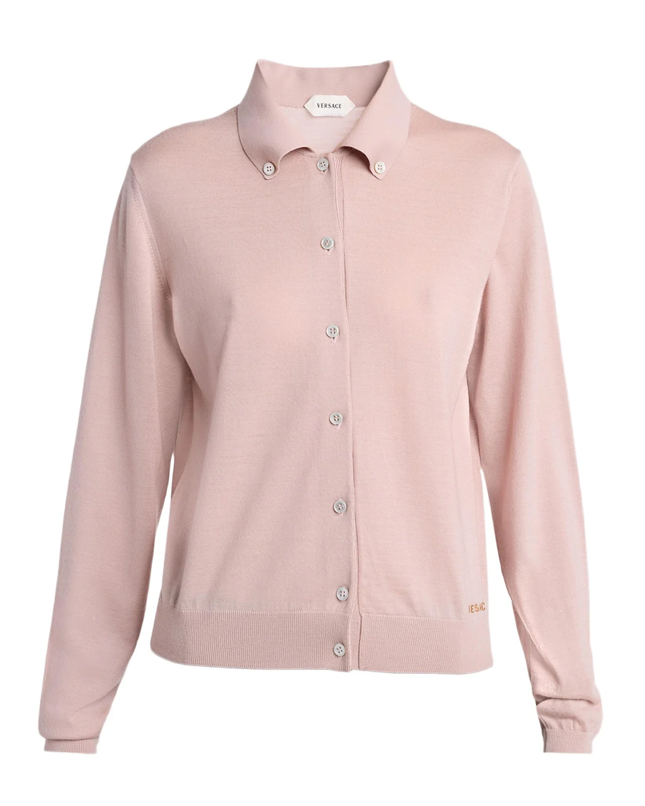 Virgin Wool Knit Cardigan