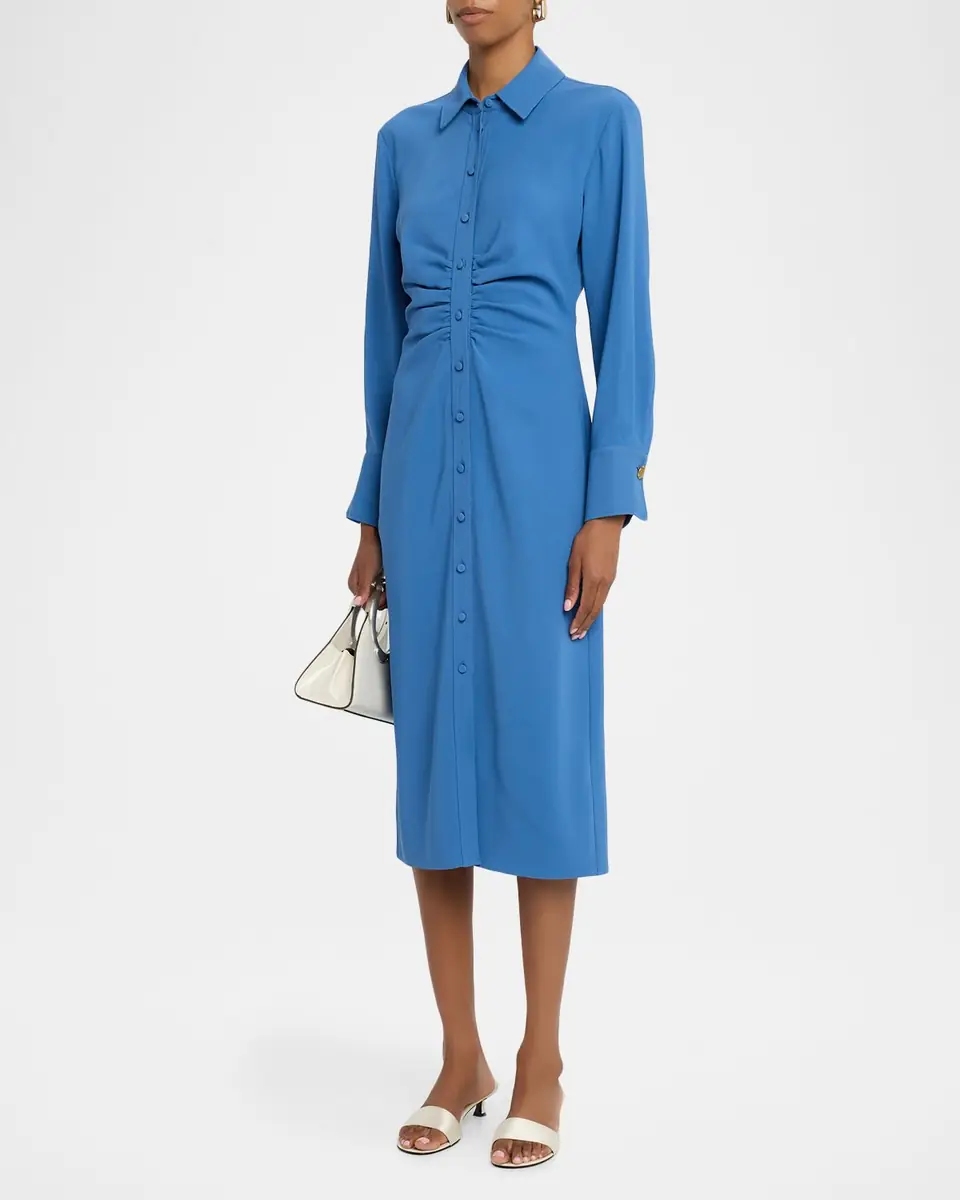 Veronica Beard Loxley Midi Shirtdress | Thumbnail 4 Veronica Beard Loxley Midi Shirtdress | Thumbnail 4