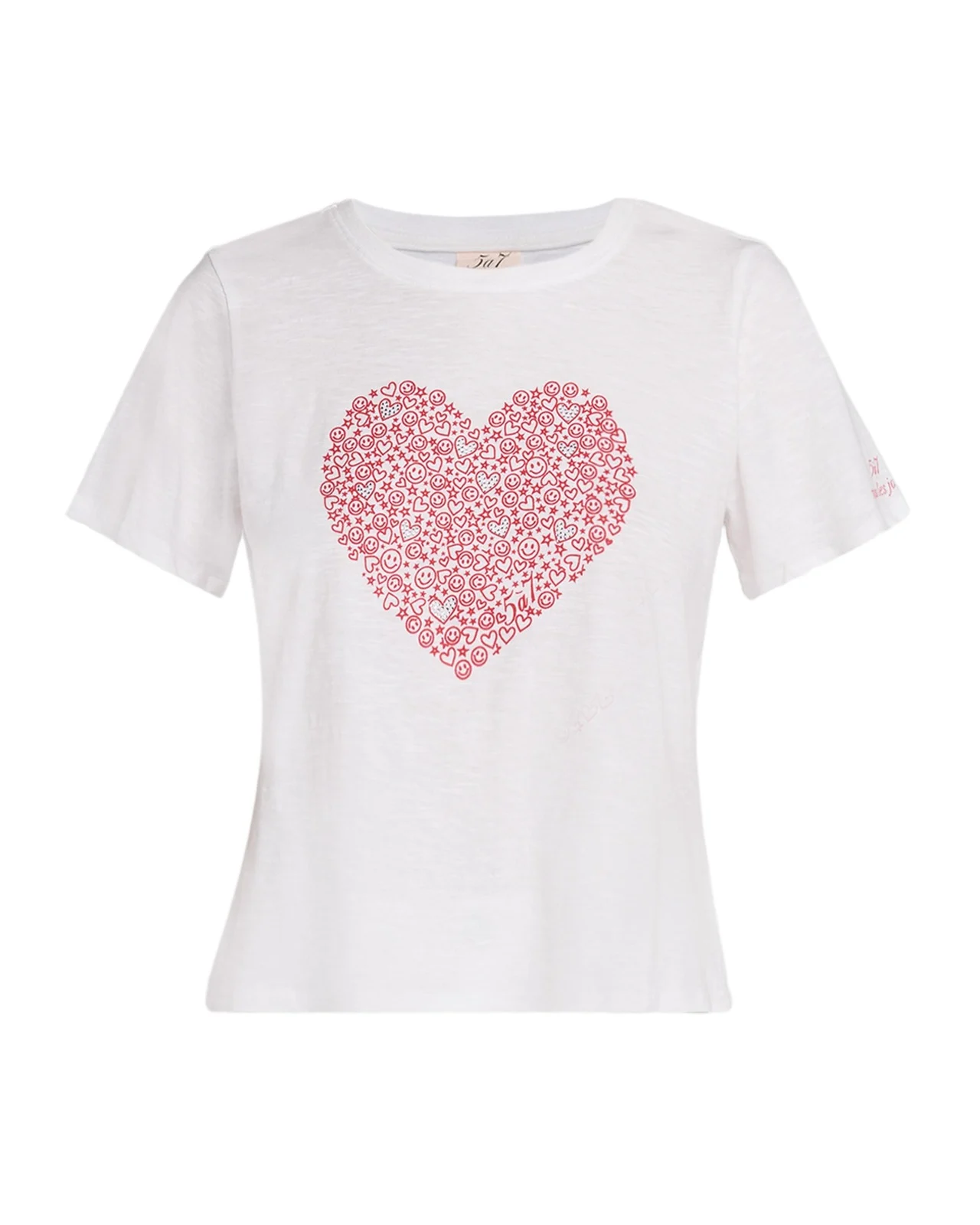 Rhinestone Doodle Crewneck Tee