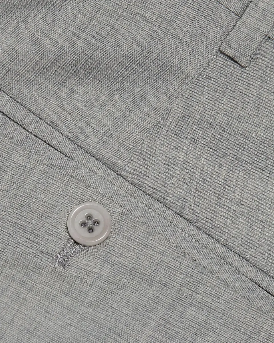 Emporio Armani Men's Wool Sharkskin Flat-Front Trousers | Thumbnail 6 Emporio Armani Men's Wool Sharkskin Flat-Front Trousers | Thumbnail 6