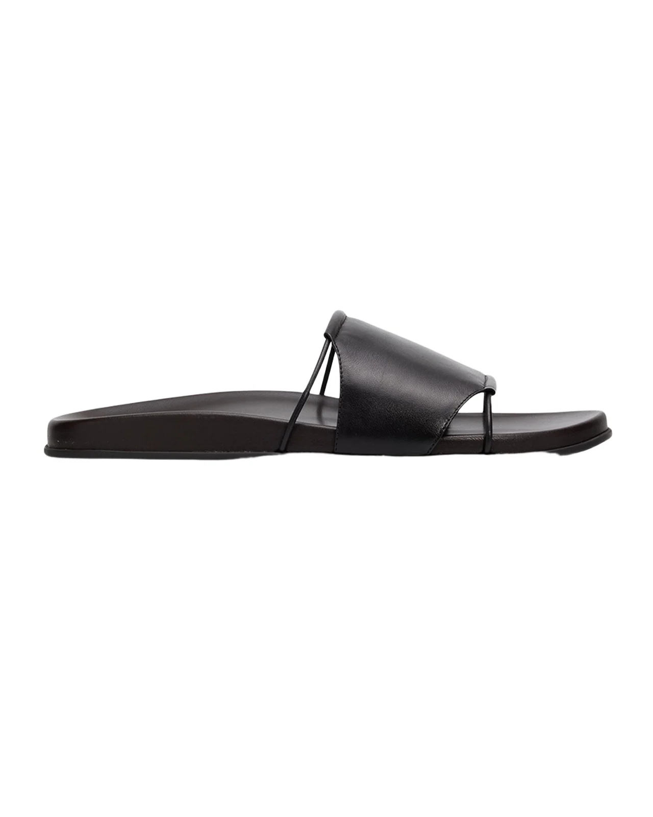 Vivienne Flat Leather Slide Sandals Vivienne Flat Leather Slide Sandals