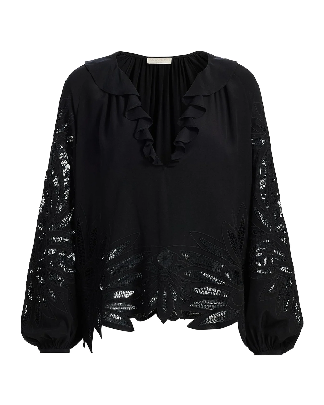 Adonis Embroidered Silk Blouse Adonis Embroidered Silk Blouse