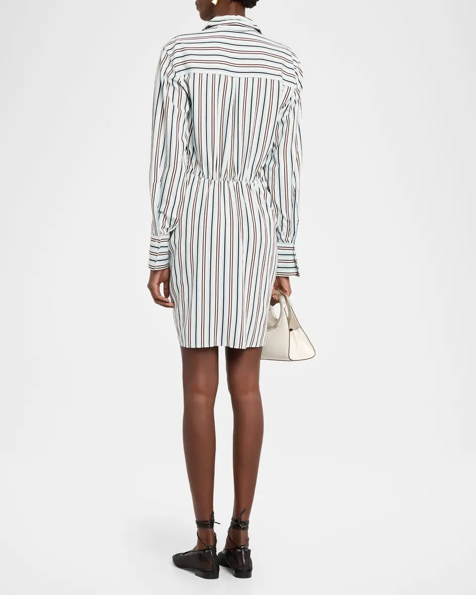 A.L.C. Mia Striped Mini Shirtdress | Thumbnail 3 A.L.C. Mia Striped Mini Shirtdress | Thumbnail 3